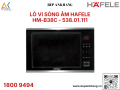 LÒ VI SÓNG KẾT HỢP NƯỚNG HAFELE ÂM TỦ HM-B38C - 538.01.111